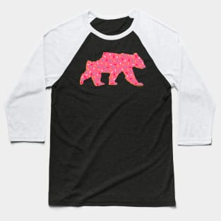 Animal Cracker Frosted Gay Bear with Sprinkles and a Bite | BearlyBrand Baseball T-Shirt